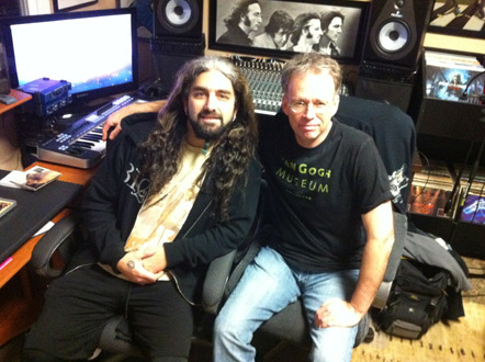 Mike and Chris at Portnoy HQ. Mike and Chris at Portnoy HQ.